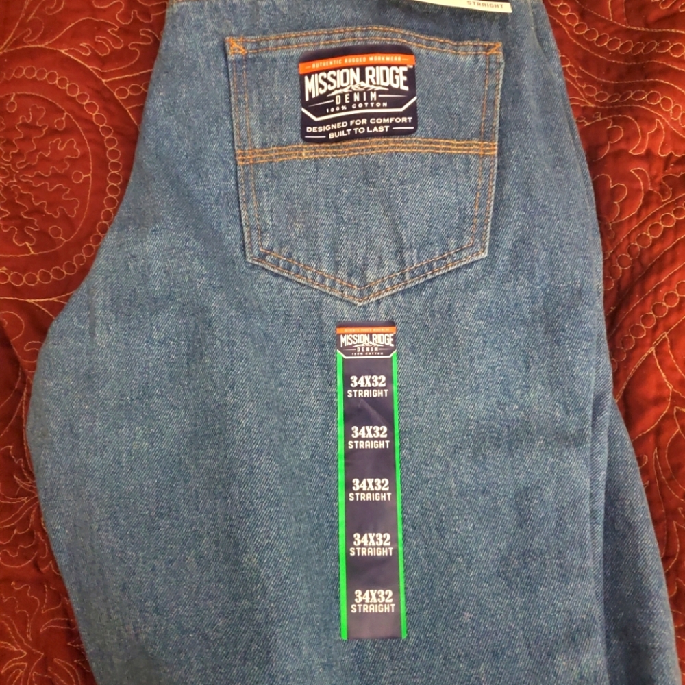 Mission Ridge Denim Jeans 100% Cotton